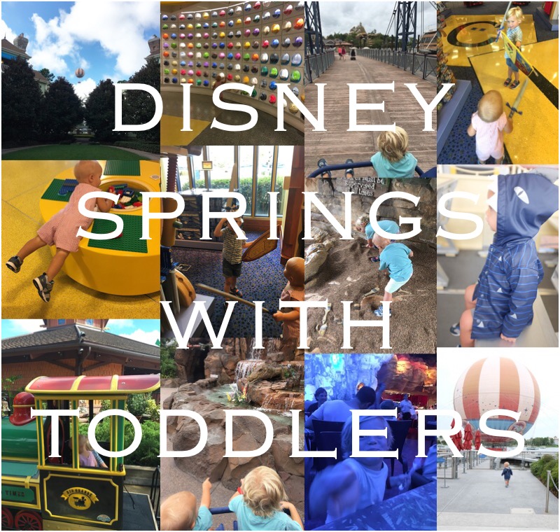 disney springs with toddlers