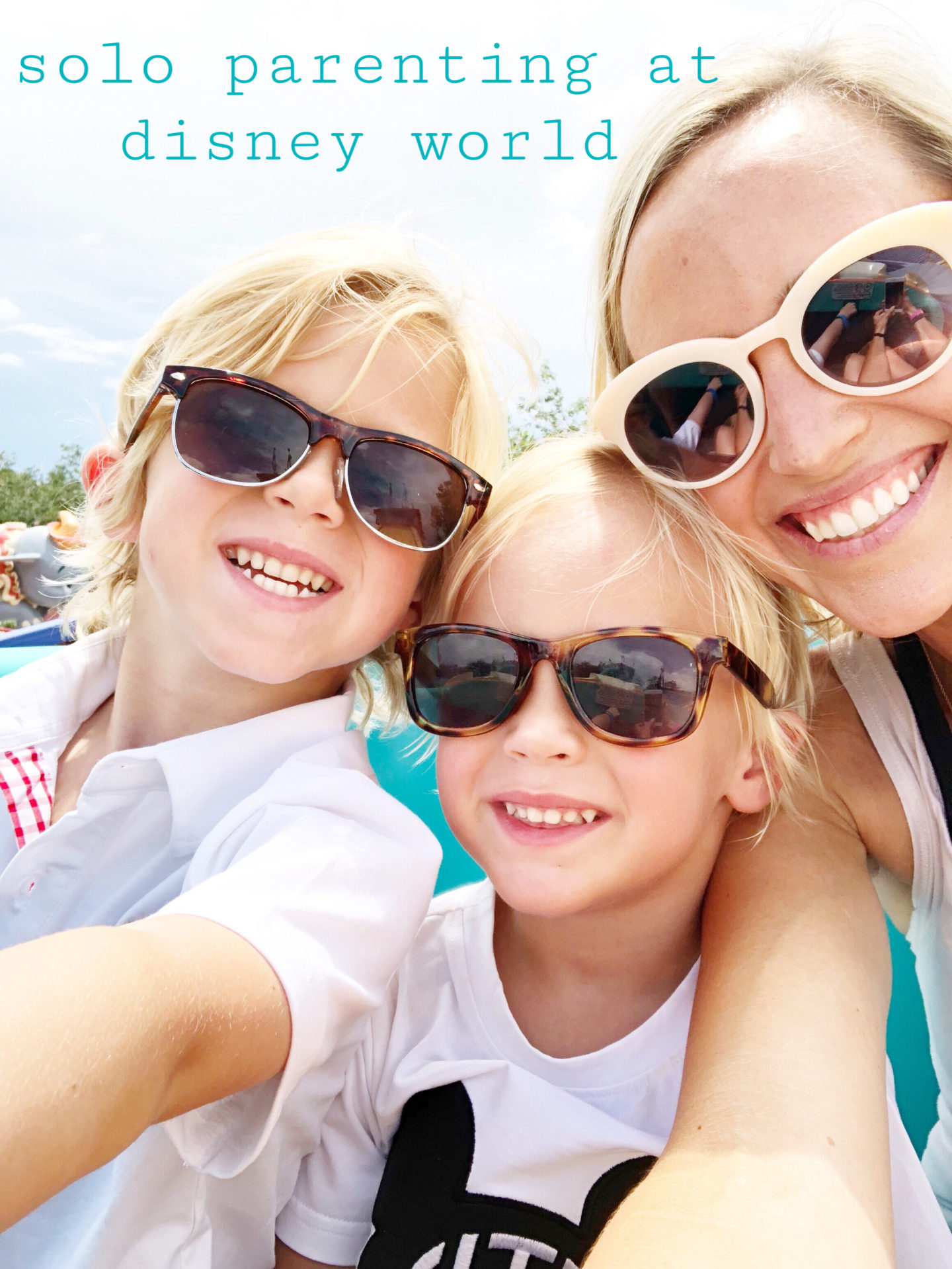 Tips for going to Disney World alone with kids