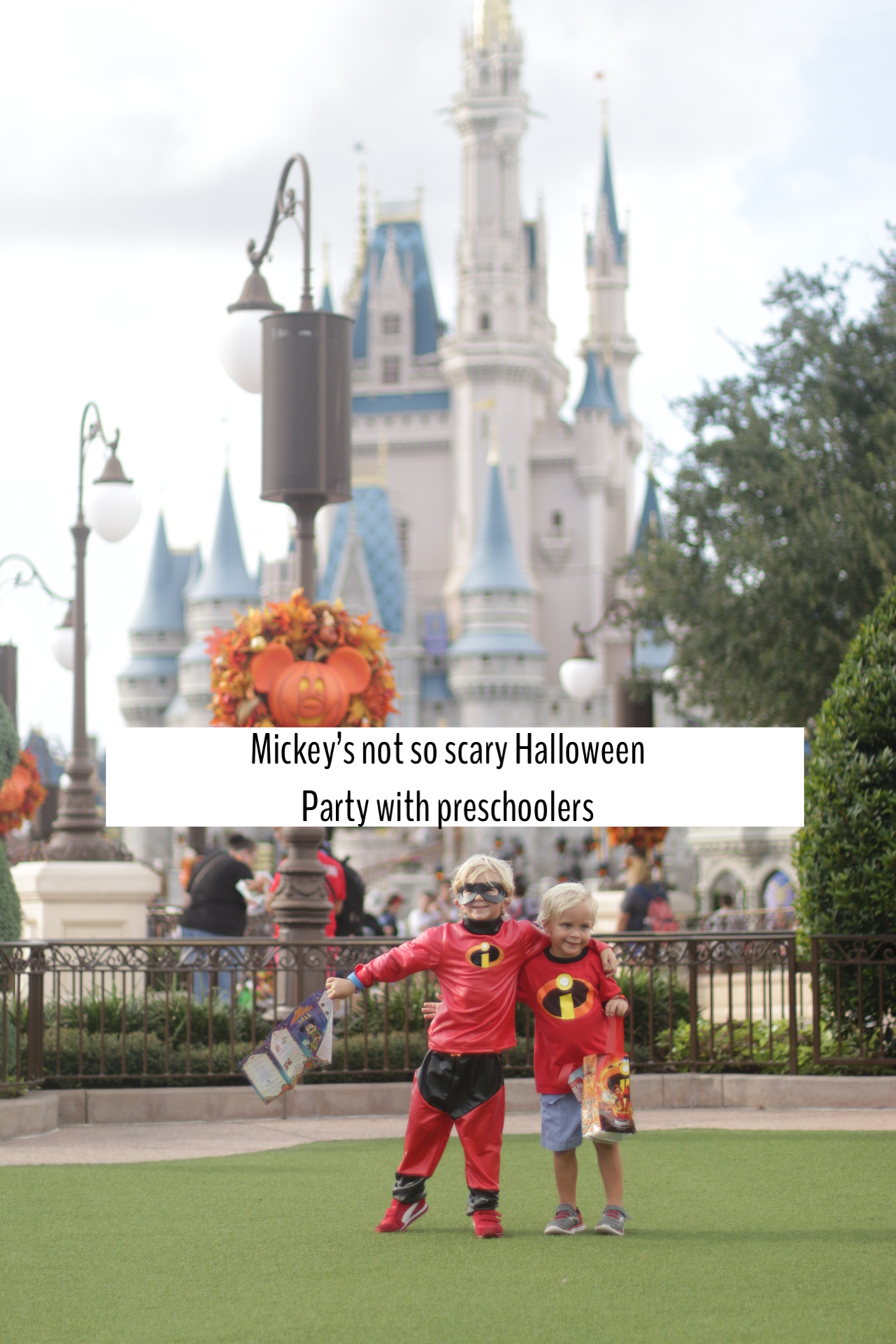 mickey's not so scary halloween party with preschoolers