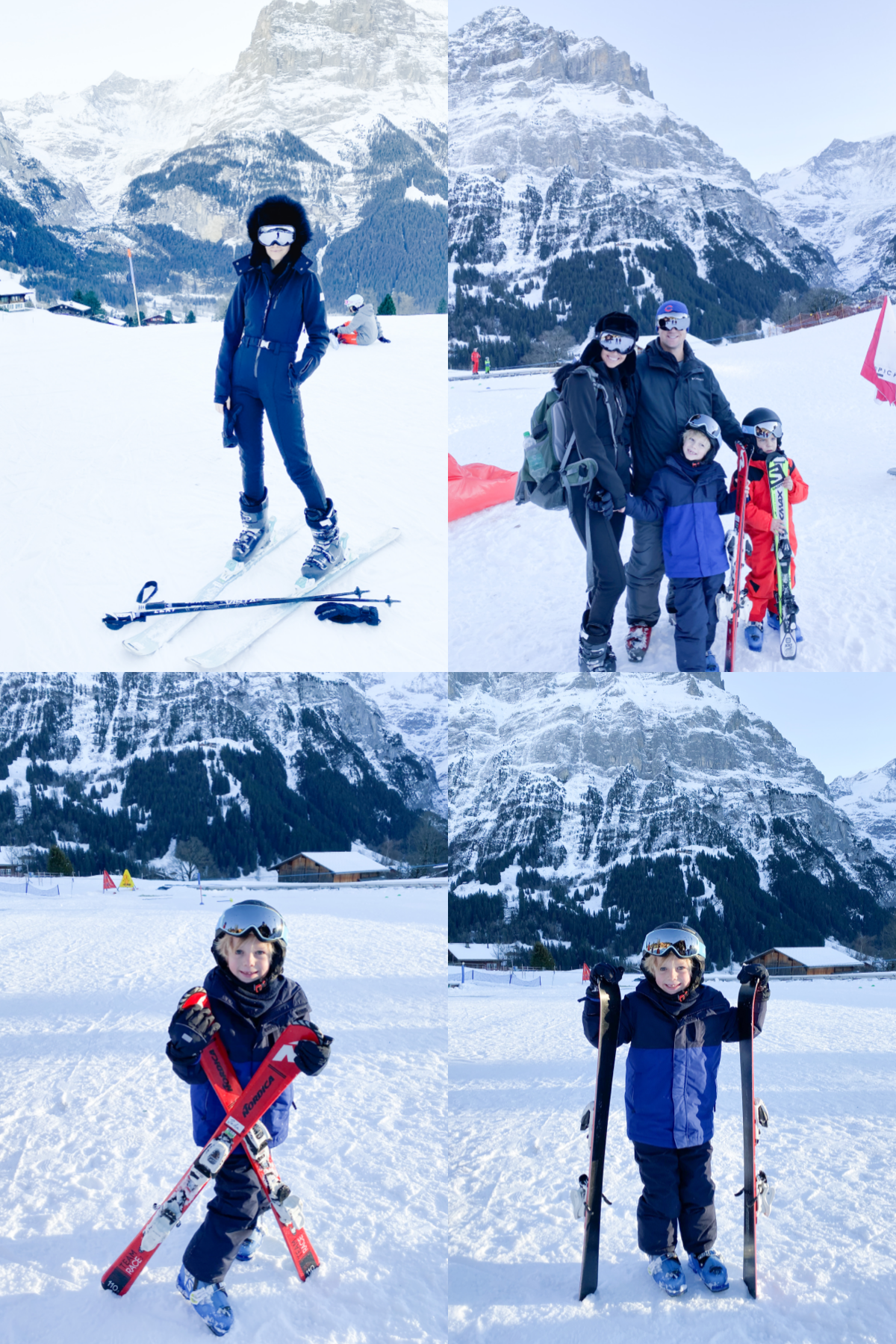 grindelwald skiing with kids