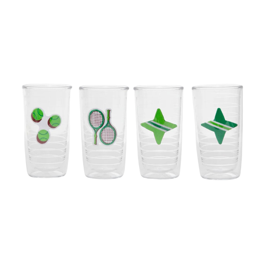 tennis tumbler cups, tennis tervis, tennis drinkware, affordable tennis gifts