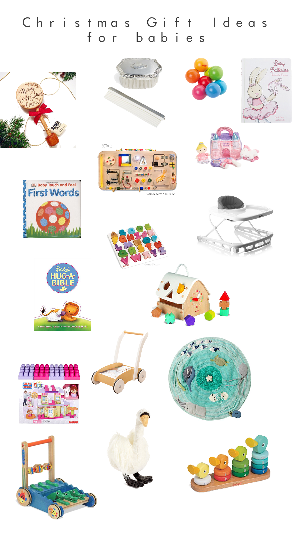 Christmas Gift Ideas for babies and toddlers - Sarah Tucker