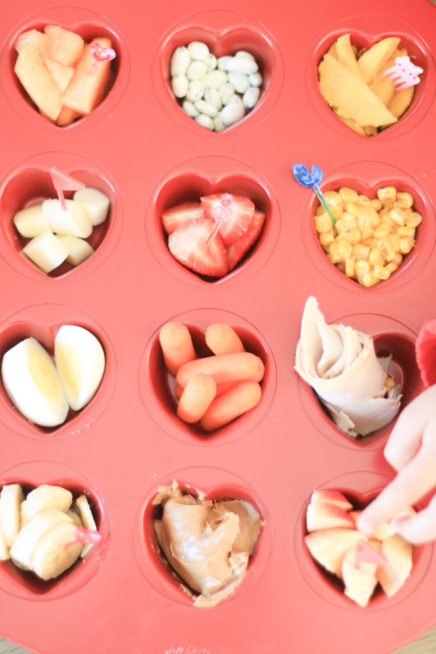 My simple mom hack for picky eaters Muffin Tin Meals/Snacks Sarah