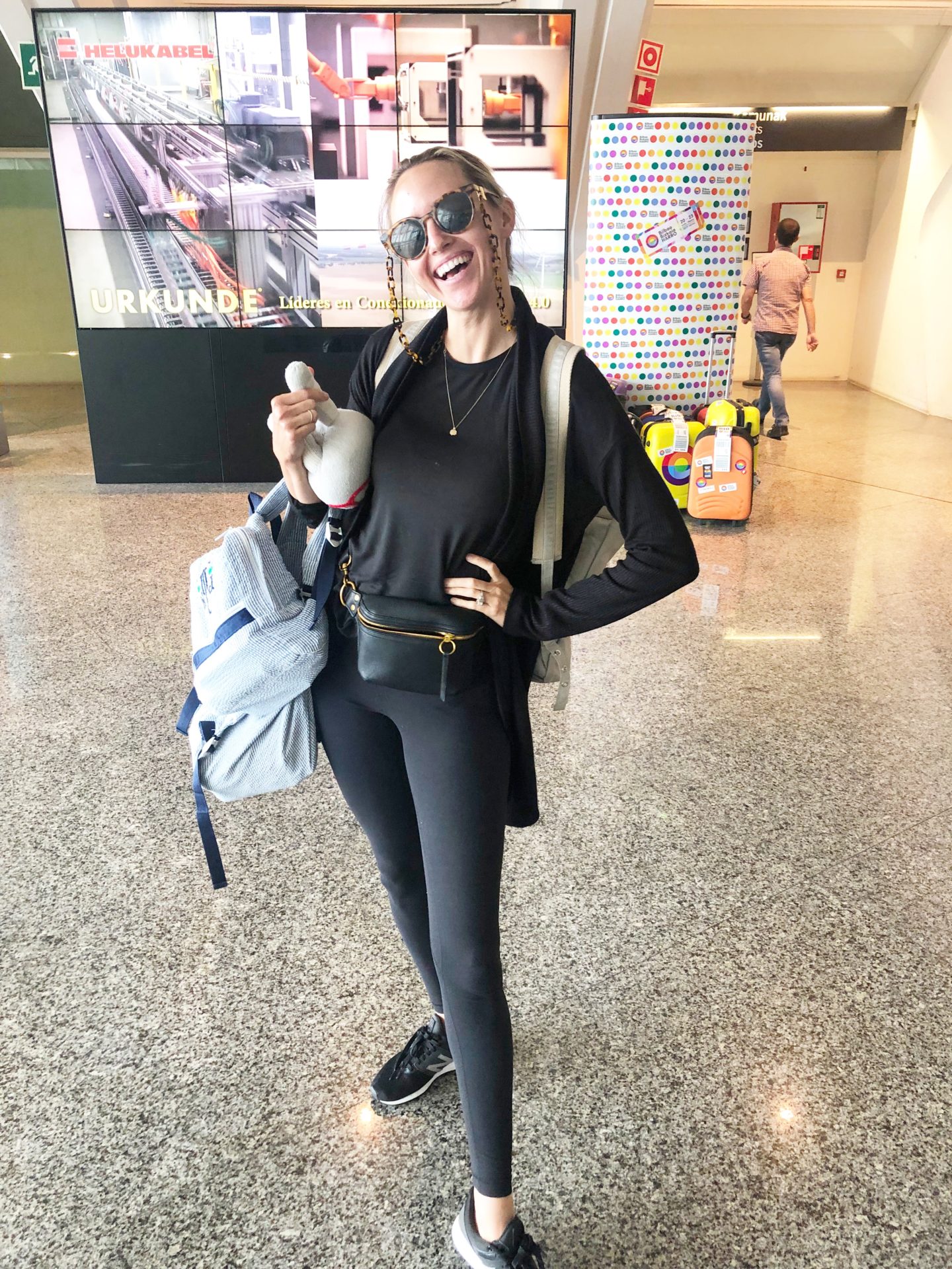 my typical travel outfit - Sarah Tucker