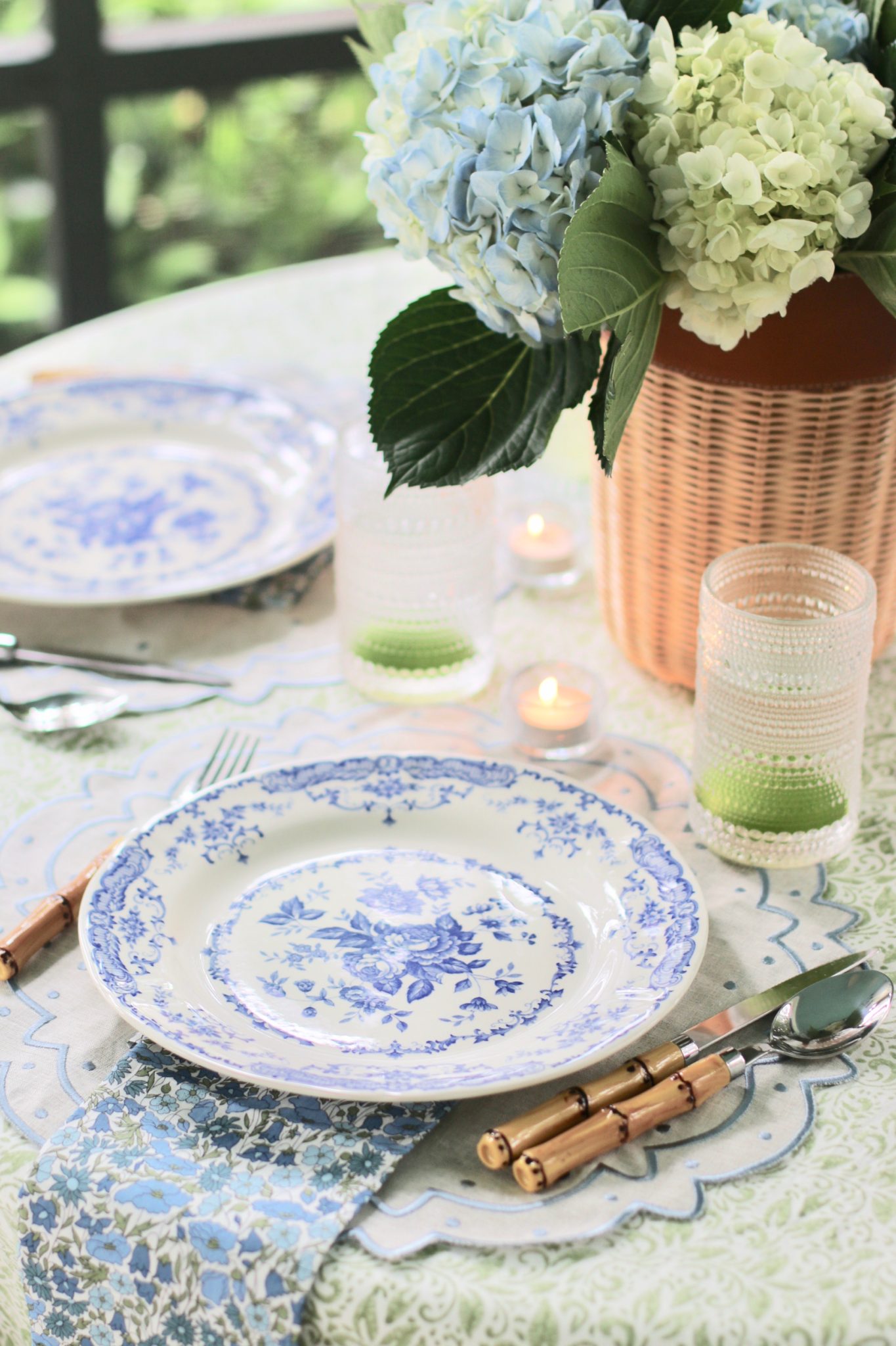 Tablescaping on the Sleeping Porch - Sarah Tucker