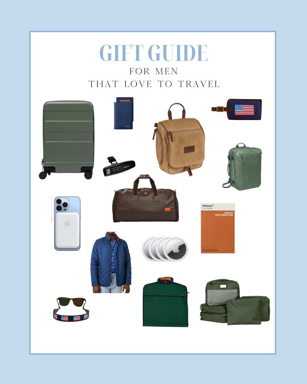 Gift guide for men that love to travel
