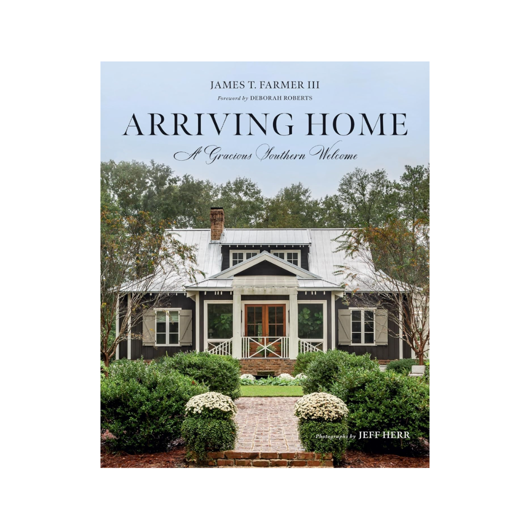 Arriving Home book, James T Farmer coffee table book, traditional coffee table books