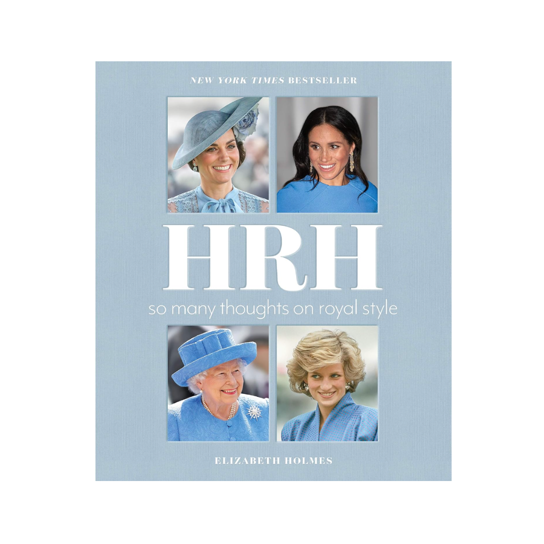 HRH book, book on royals, blue coffee table book