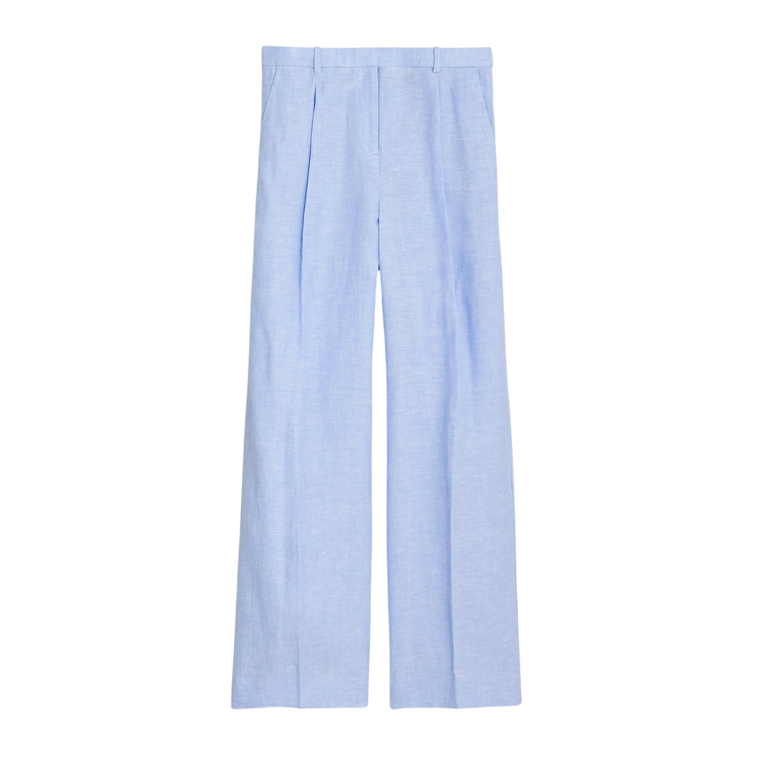 JCrew linen pants, wide-leg linen pants, classic style linen pants