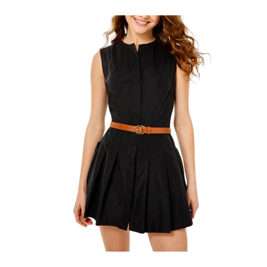 classic black romper, belted black romper, chic rompers, timeless rompers